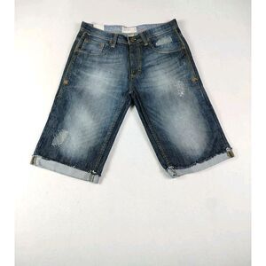 Free Planet Jean Shorts Men's 30 Blue Distressed Jorts Classiccore‎ Normcore